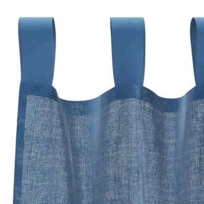 Gordijnen voile met lussen 2 st 140x140 cm koningsblauw Gordijnen voile met lussen 2 st 140x140 cm koningsblauw