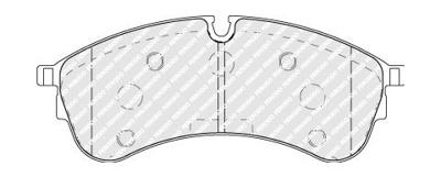 Remblokkenset, schijfrem FVR5105