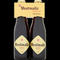 Westmalle Trappist Tripel Fles 4 x 330ML bij Jumbo - thumbnail