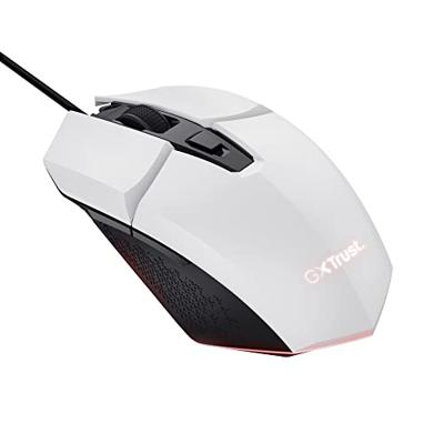 Trust GXT 109W Felox Witte Gaming Muis Trust GXT 109W Felox Witte Gaming Muis