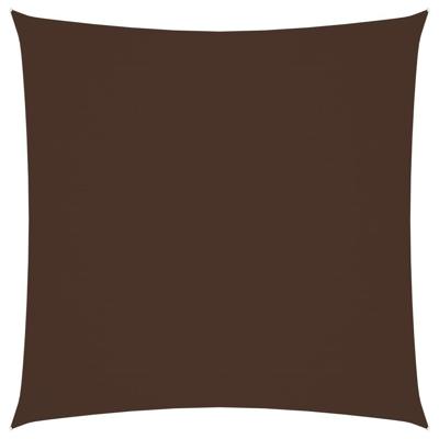 VidaXL Zonnescherm vierkant 3,6x3,6 m oxford stof bruin VidaXL Zonnescherm vierkant 3,6x3,6 m oxford stof bruin