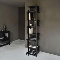 Ethnicraft Wandrek 'Abstract' Gevernist Teakhout, 203 x 49cm - thumbnail