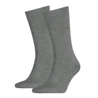 Tommy Hilfiger Men Sock Classic Middle Grey Melange 2-Pack-43/46 - thumbnail
