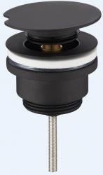 Riko Caral draaiwaste afvoerplug 5/4" mat zwart