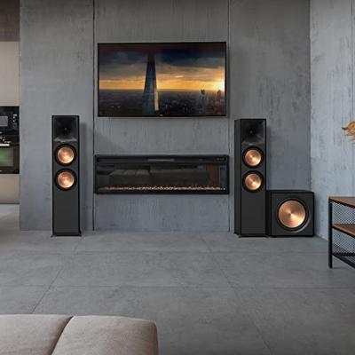 Klipsch: R-800F Vloerstaande Speaker - 1 stuks - Zwart - thumbnail