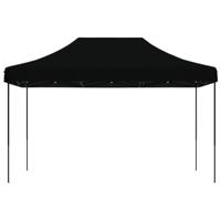 VidaXL Partytent inklapbaar pop-up 440x292x315 cm zwart - thumbnail