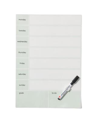 HEMA Zelfklevende weekplanner 24x34cm
