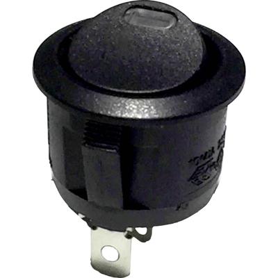 700274 Wipschakelaar R13-112L B/B RED 3V 250 V/AC 6 A 1x uit/aan Continu 1 stuk(s)