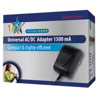 Gestabiliseerde universele adapter 1.5A - thumbnail