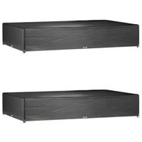 Tuinmeubelhoezen 2 st 16 oogjes rechthoekig 325x205x60 cm - thumbnail