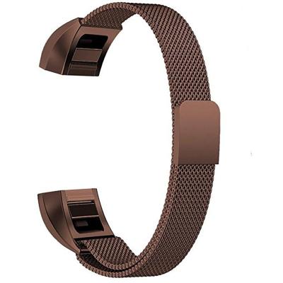 RVS magneet polsband voor FITBIT Alta grootte: klein 130-170mm (koffie)