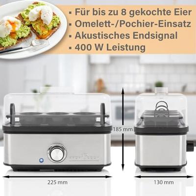 Profi Cook PC-EK 1275 PC-EK 1275 Eierkoker RVS
