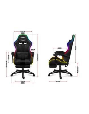 HUZARO FORCE 4.7 RGB MESH GAMING STOEL - thumbnail
