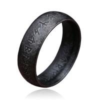LGT JWLS Heren Ring - Ancient Runic Black-19mm - thumbnail