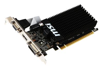 Videokaart MSI NVIDIA GeForce GT 710 GDDR3 - thumbnail