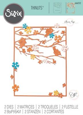 Sizzix • thinlits die set woodland cardfront 2pcs