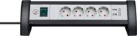 Brennenstuhl Premium Office-Line stekkerdoos 4-voudig + 2x USB - thumbnail