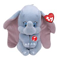 Disney Ty beanie buddy dombo knuffel met geluid, 24cm - thumbnail