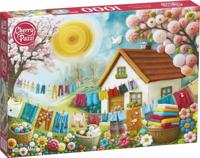 Woollen Meadow Puzzel 1000 Stukjes - thumbnail