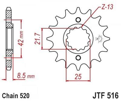 ESJOT Sprocket 520 15z standard