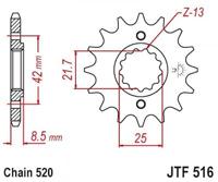 ESJOT Sprocket 520 15z standard - thumbnail