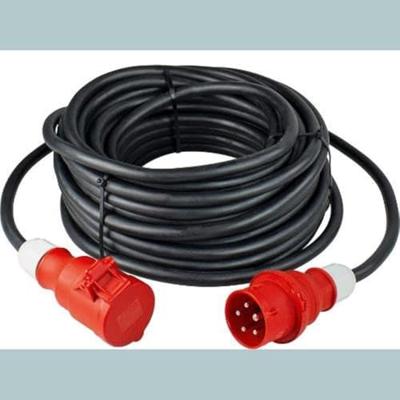 AS Schwabe 60548 Stroom Verlengkabel 16 A Zwart 25.00 m H07RN-F 5G 2,5 mm² Met fasewisselaar AS Schwabe 60548 Stroom Verlengkabel 16 A Zwart 25.00 m H07RN-F 5G 2,5 mm² Met fasewisselaar