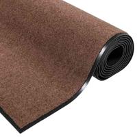 VidaXL Deurmat bruin en zwart 60 x 180 cm polypropyleen en vinyl - thumbnail