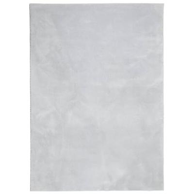 VidaXL Vloerkleed huarte laagpolig zacht wasbaar 140x200 cm grijs