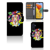 Samsung Galaxy M14 Leuk Hoesje Lion Color - thumbnail