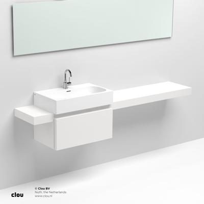 Planchet Clou Match Me Melamine 210cm Wit Incl. Bevestigingsmateriaal