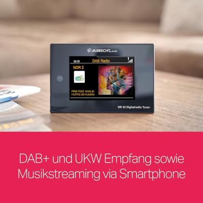 Albrecht DR 53 DAB radio Zwart - thumbnail