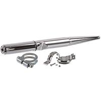 MZA Geluiddemper sound absorber enduro chrome - thumbnail