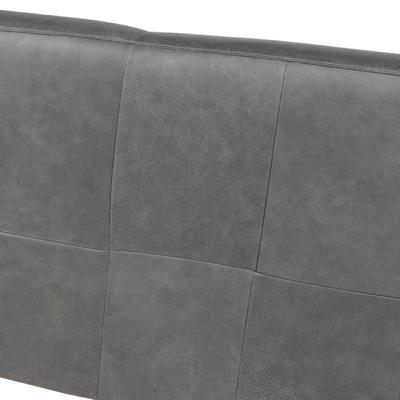 2,5 zitsbank Blaster | Leer | Donkergrijs 2,5 zitsbank Blaster | Leer | Donkergrijs