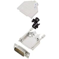 encitech DTZK15-HDP26-W-K 6355-8012-02 D-sub male connectorset 180 ° Aantal polen: 26 Soldeerkelk 1 stuk(s) - thumbnail