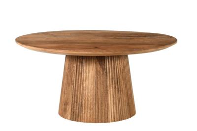 Sohome Ronde Salontafel 'Olav' Mangohout, 80cm, kleur Bruin