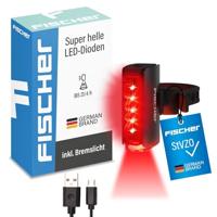 FISCHER FAHRRAD PLUS TWIN STOP Achterlicht LED Zwart - thumbnail