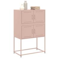 Dressoir 68,5x38,5x107 cm staal roze - thumbnail