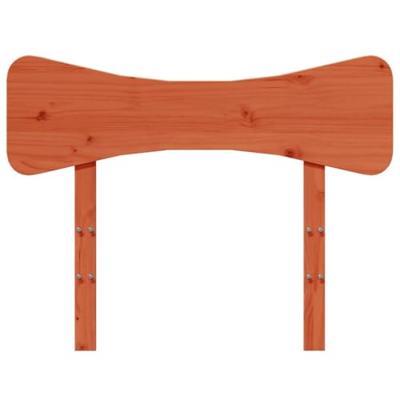 Hoofdbord 100 cm massief grenenhout wasbruin