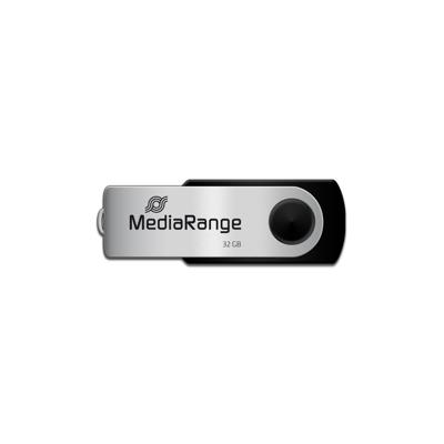 MediaRange MR911 USB flash drive 32 GB USB Type-A / Micro-USB 2.0 Zwart, Zilver