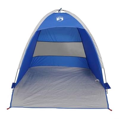 VidaXL Strandtent 3-persoons waterdicht azuurblauw VidaXL Strandtent 3-persoons waterdicht azuurblauw