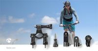 Nedis ACMK03 Bevestiging Actiecamera Fietsstuur - thumbnail