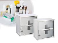 Premium Roestvrij Staal Medicijnkast - 30 x 12 x 30 cm - thumbnail