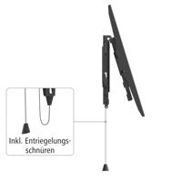Hama TV Muurbeugel Kantelbaar Antidiefstal-Voorziening voor Schermen tot 80 Inch Zwart - thumbnail