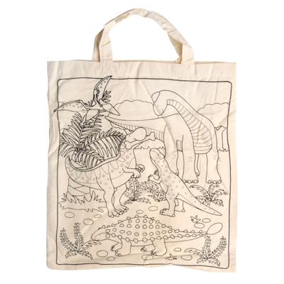 Goki katoenen tas - dinosaurus