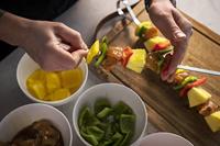 Multifunctionele RVS schaschlikset 8 spiesen barbecue Napoleon Grills - Napoleon grills - thumbnail