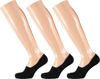 3-paar No Show lage sneaker sokken - Footies kousenvoetjes - 38 - Zwart - 38 - 38 - 38 - 38 - 38 - 38 - 38 - 38 - 38 - 38 - 38 - 38 -