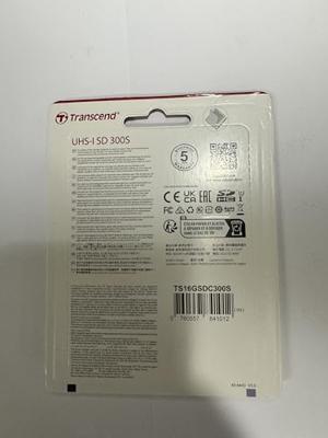 Transcend Premium 300S SDHC-kaart 16 GB Class 10, UHS-I, UHS-Class 1 Transcend Premium 300S SDHC-kaart 16 GB Class 10, UHS-I, UHS-Class 1