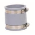Aquaforte Flexibele Koppeling 219-199mm - PVC Elastomeer met RVS Klembanden voor Diverse Leidingen - thumbnail
