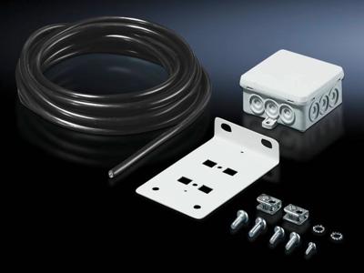 Rittal DK 7280.035 Kabelaftakdoos Met multifunctionele haak Plaatstaal Grijs-wit (RAL 7035) 1 stuk(s)