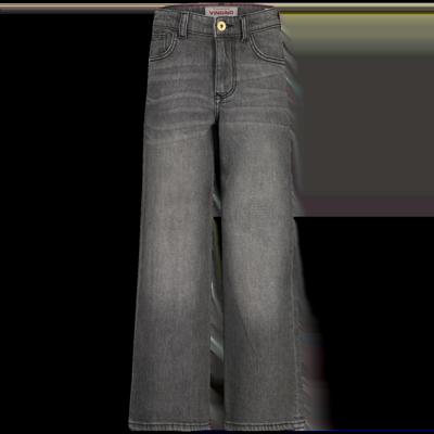 Vingino winter jeansbroek meisjes - zwart - Carlice - extra wide leg fit